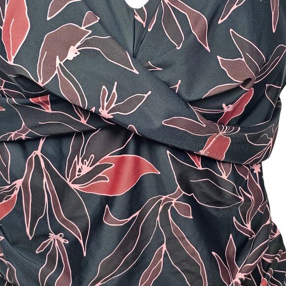 Eddie Bauer Ruched Shaping One Piece Swimsuit Size XXL0 - Picture 4 of 9